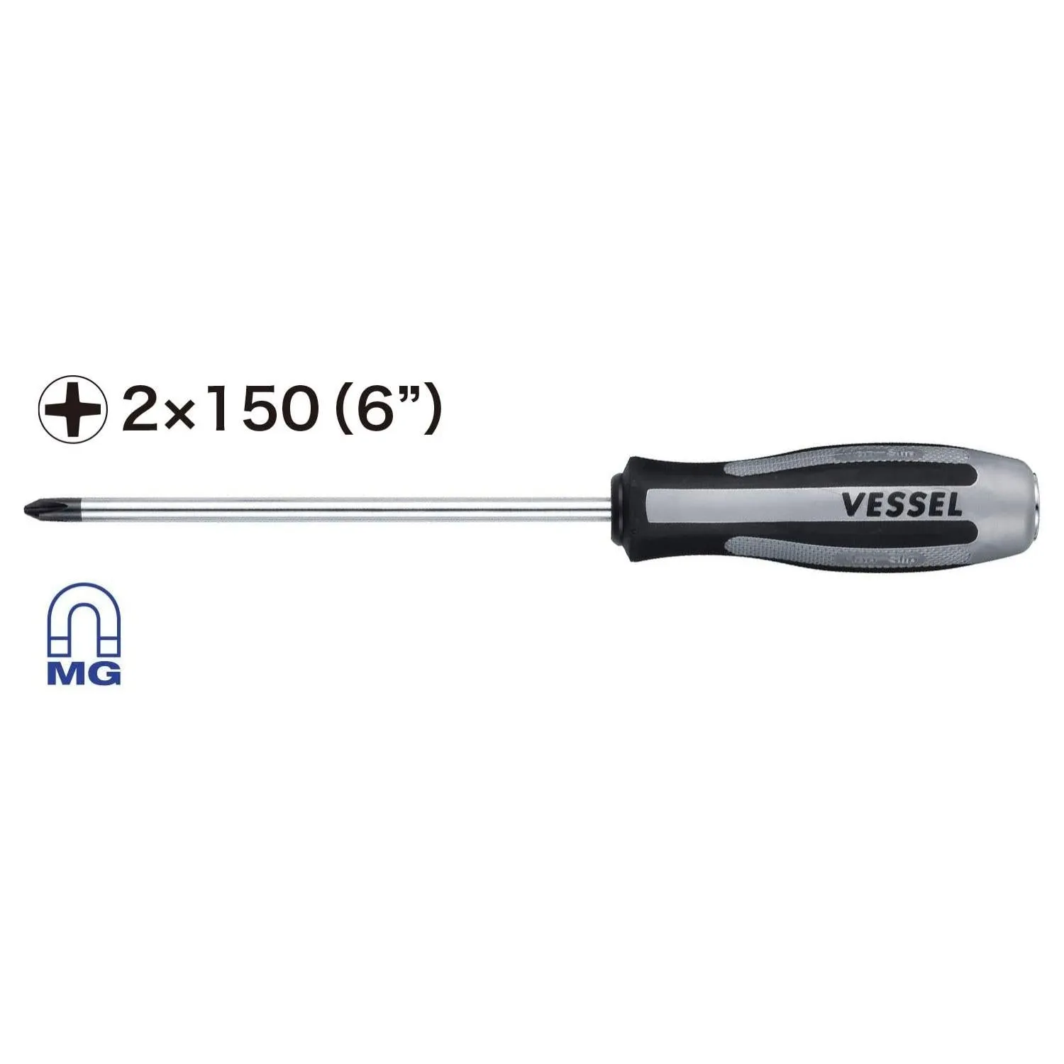 Vessel Tools 980P2150 MEGADORA IMPACTA No.980, Phillips #2