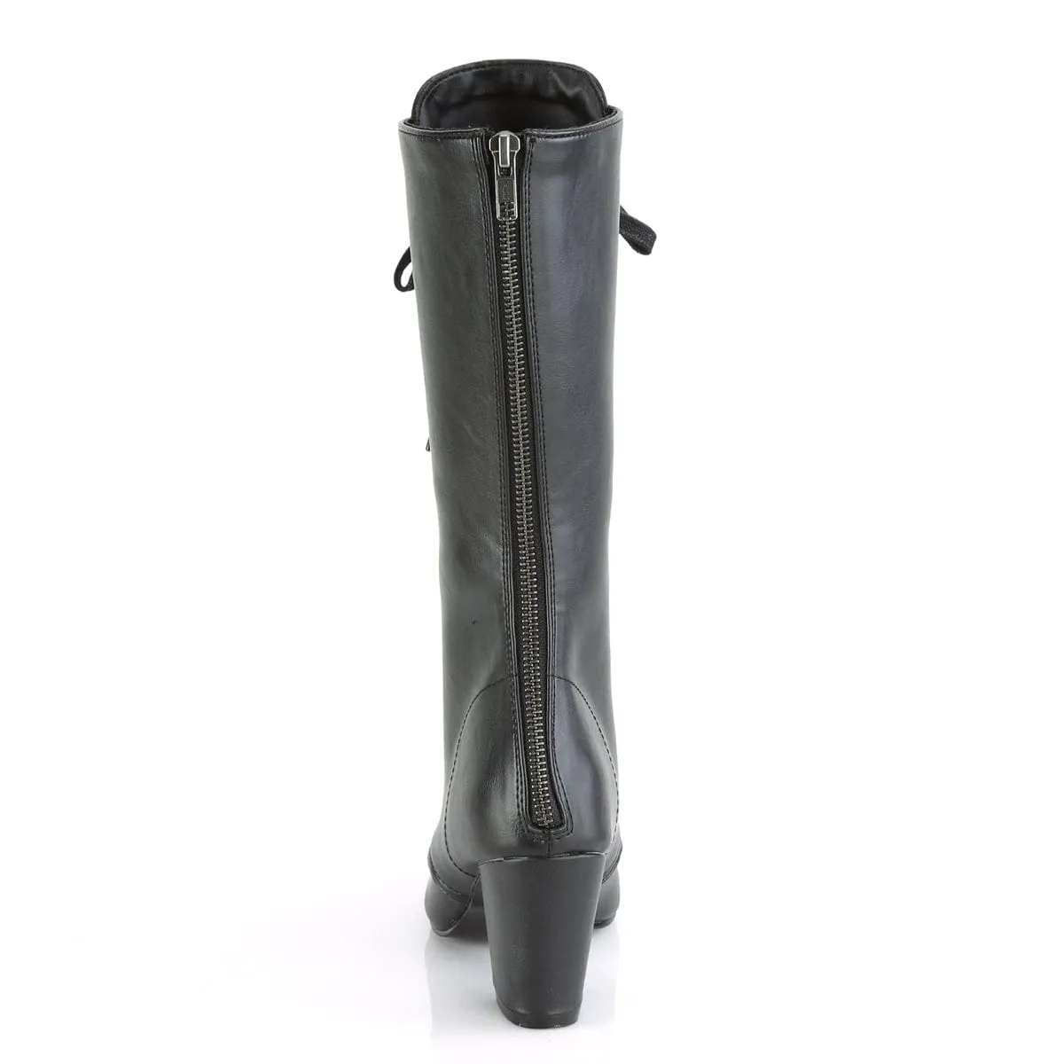 VIVIKA-205 Black Vegan Leather