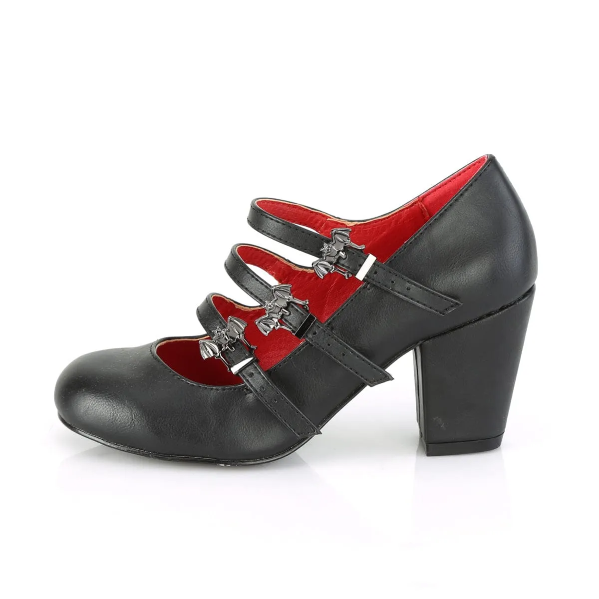 VIVIKA-38 Black Vegan Leather