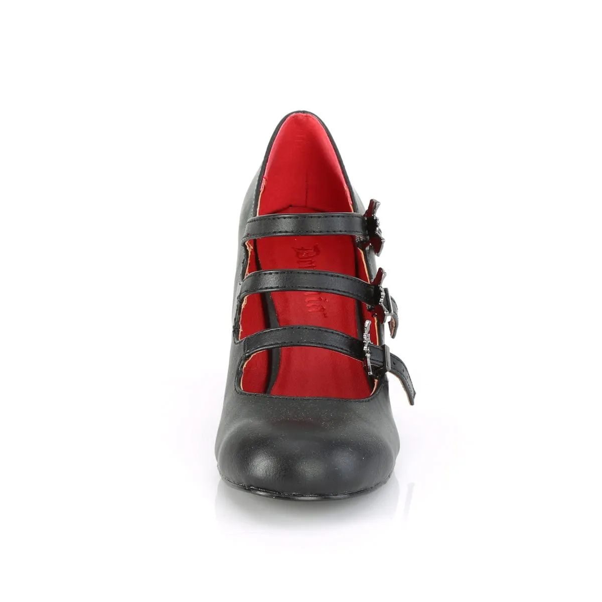 VIVIKA-38 Black Vegan Leather