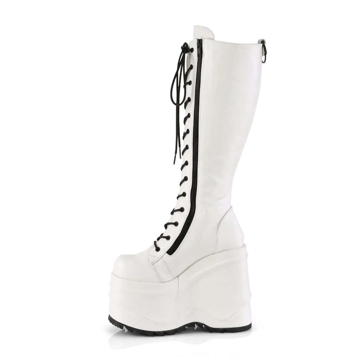 WAVE-200 White Vegan Leather