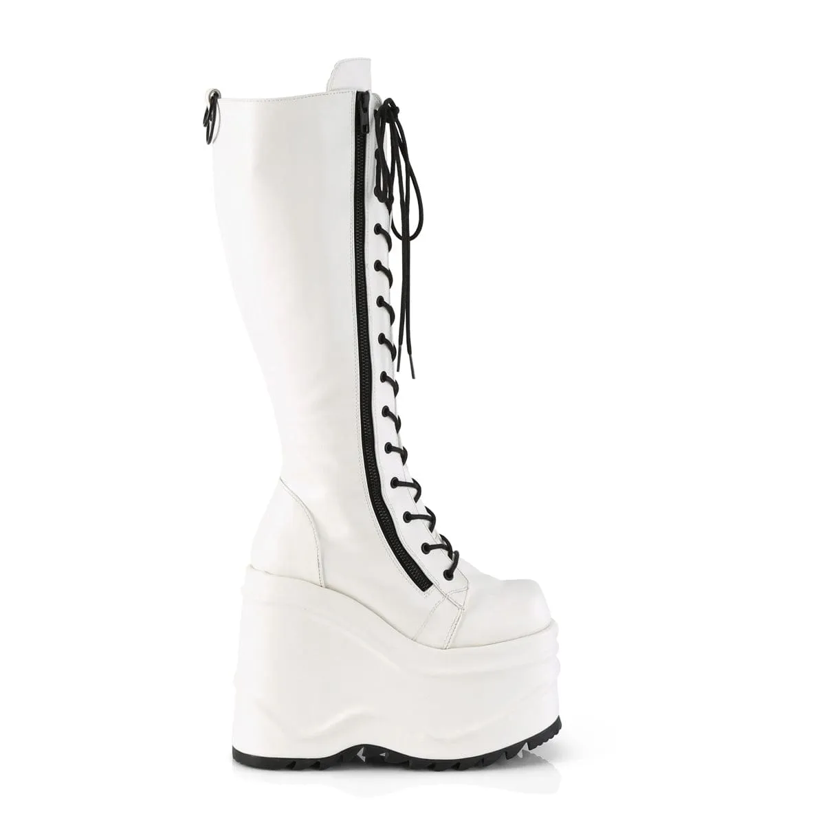 WAVE-200 White Vegan Leather