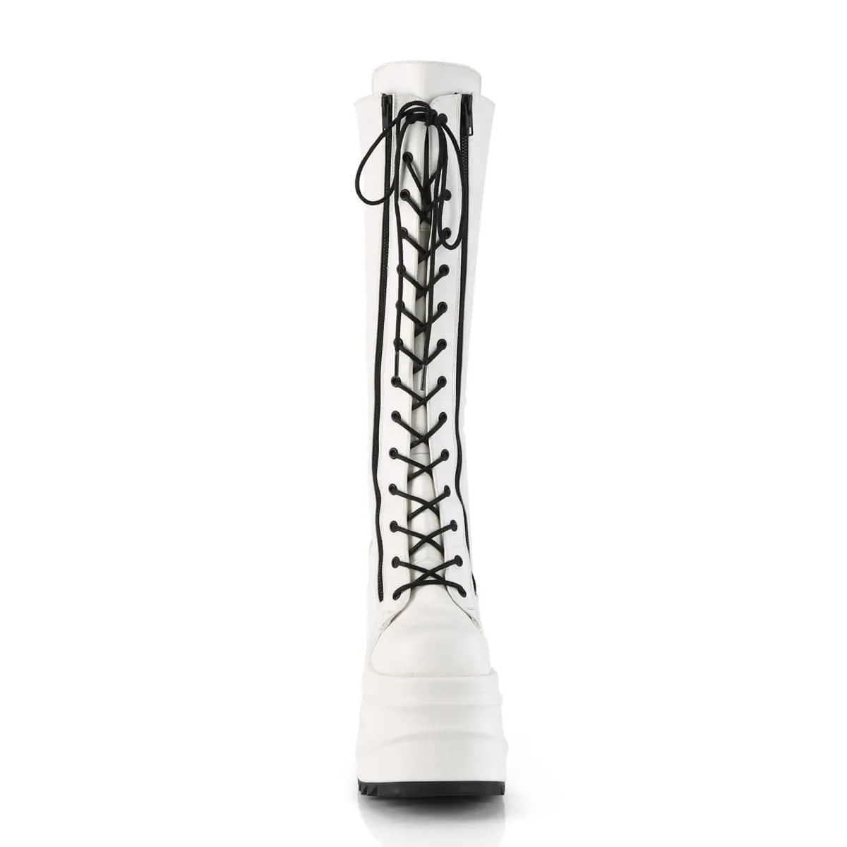 WAVE-200 White Vegan Leather