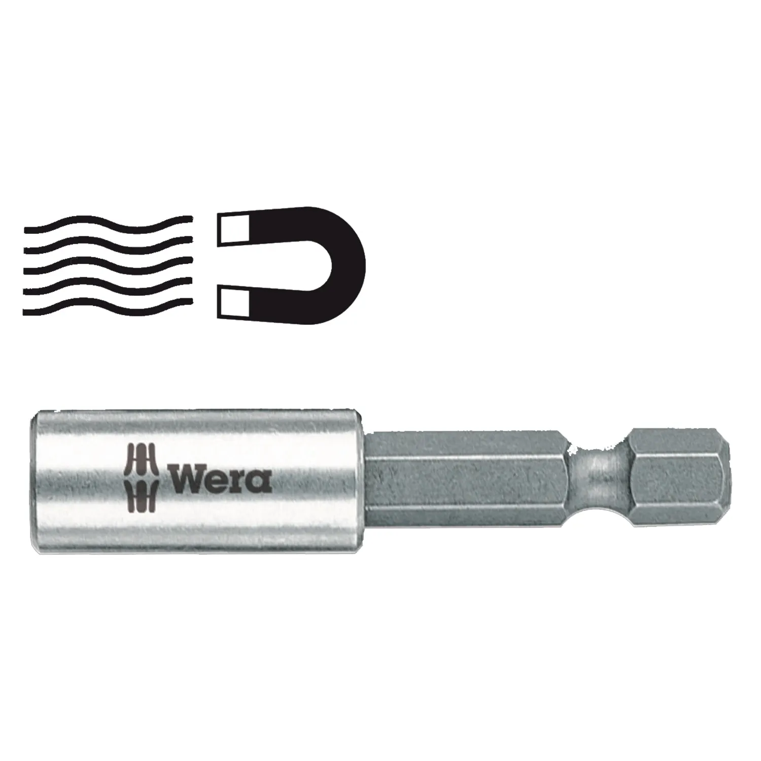 Wera 05073357001 899/4/1 SB Universal Bit Holder, 1/4" x 75 mm