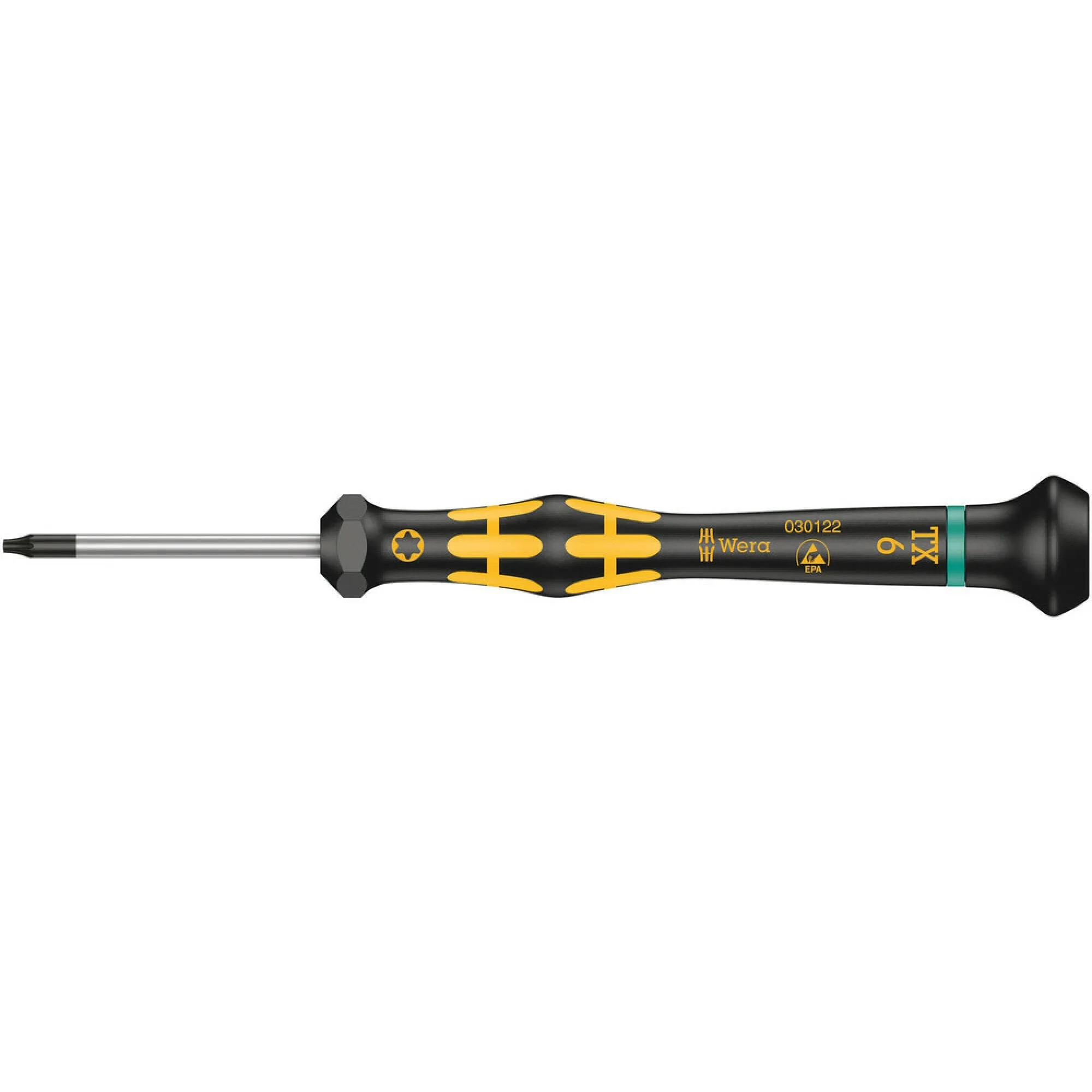 Wera 1567 TORX ESD Kraftform Micro screwdriver for TORX screws, TX 4 x 40 mm