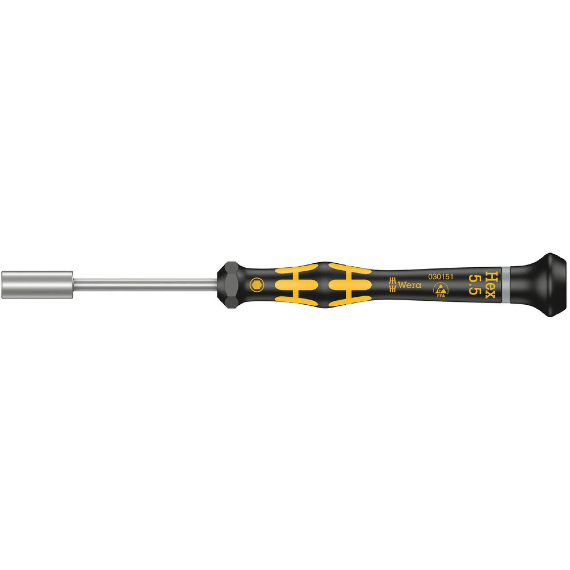 Wera 1569 ESD Nutdriver Kraftform Micro, 2 x 60 mm