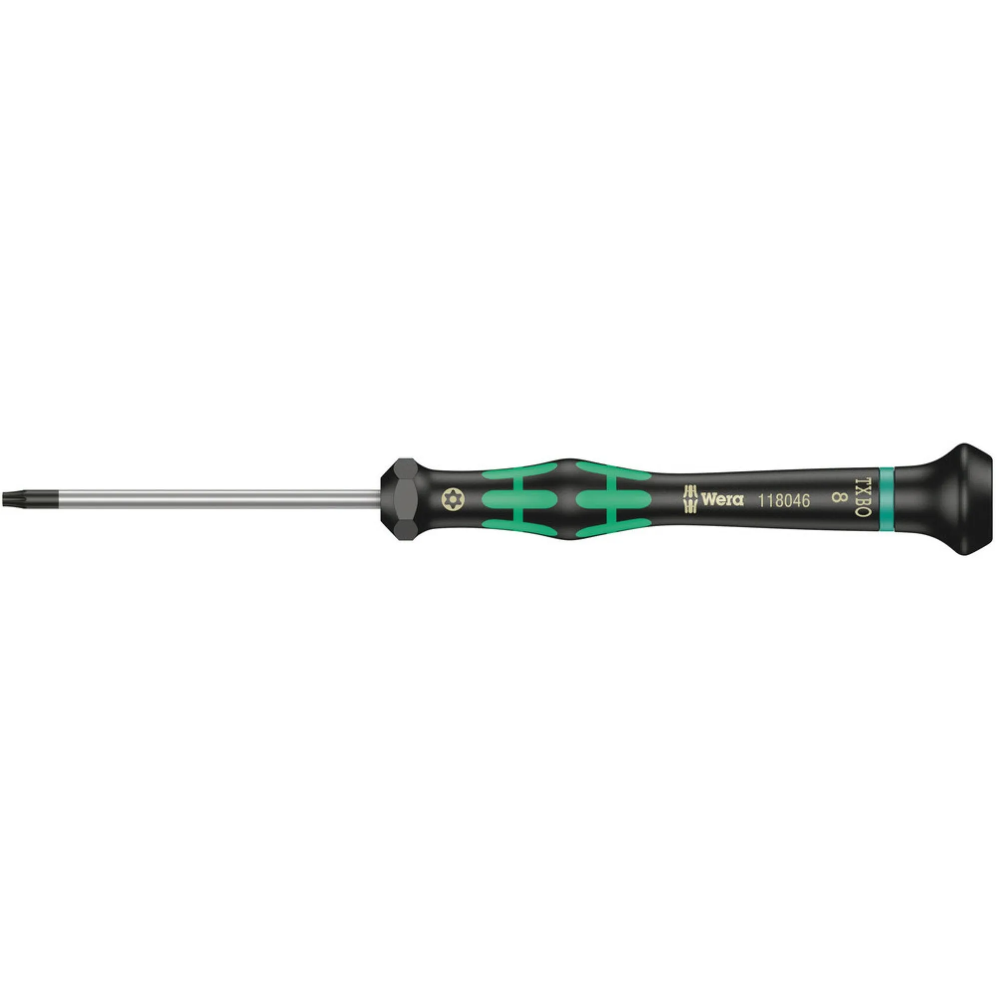 Wera 2067 TORX BO Screwdriver for tamper-proof TORX screws for electronic applications, TX 15 x 60 mm