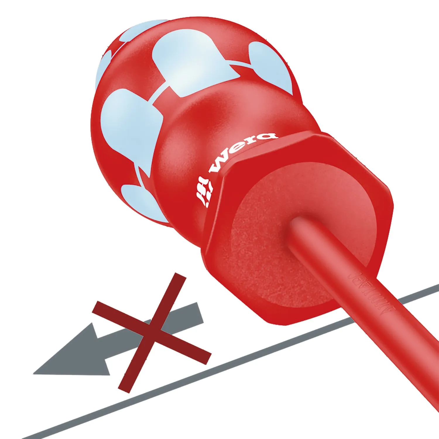 Wera 3167 i VDE-insulated TORX screwdriver, stainless steel, TX 10 x 80 mm