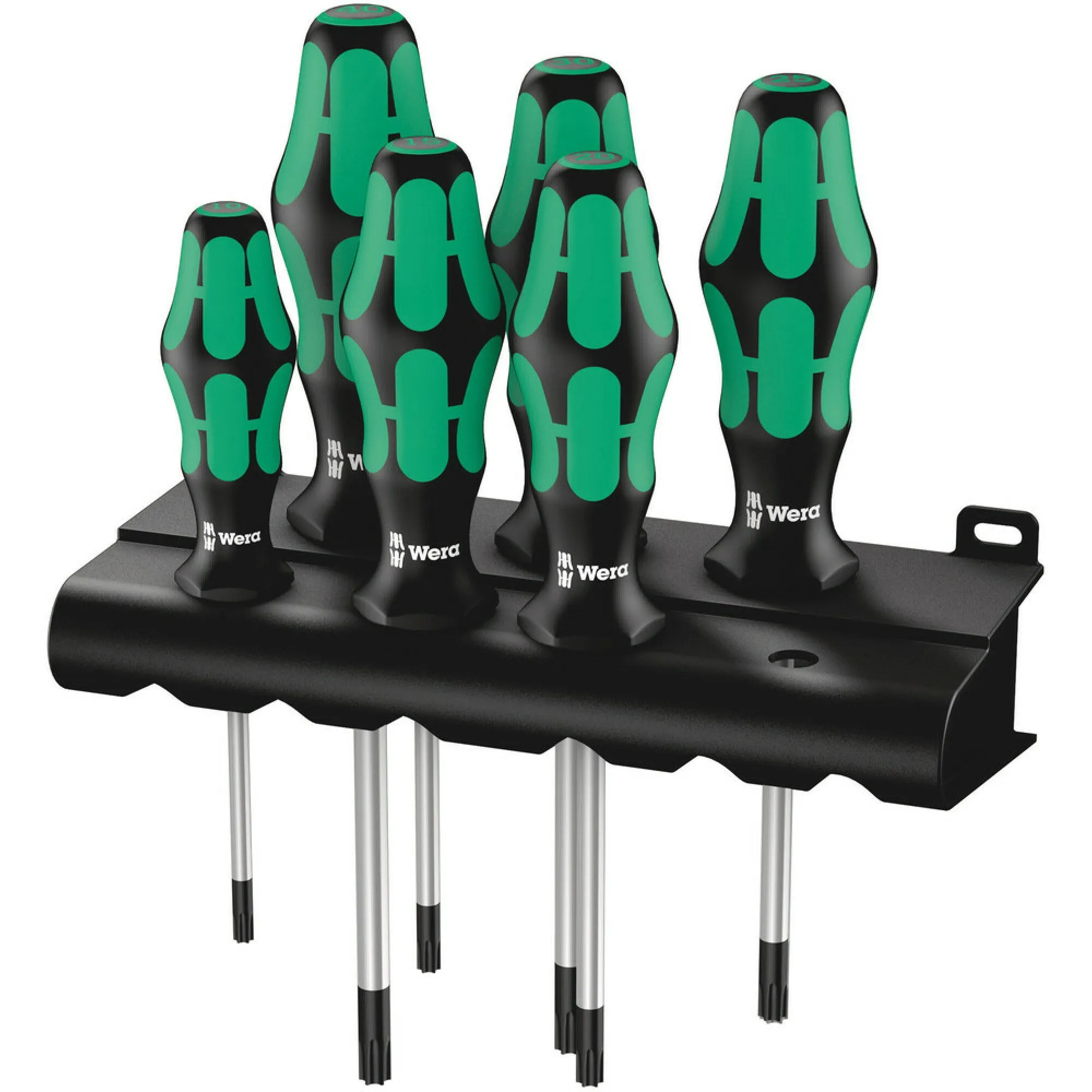 Wera 367/6 TORX Screwdriver set Kraftform Plus and rack, 6 pieces