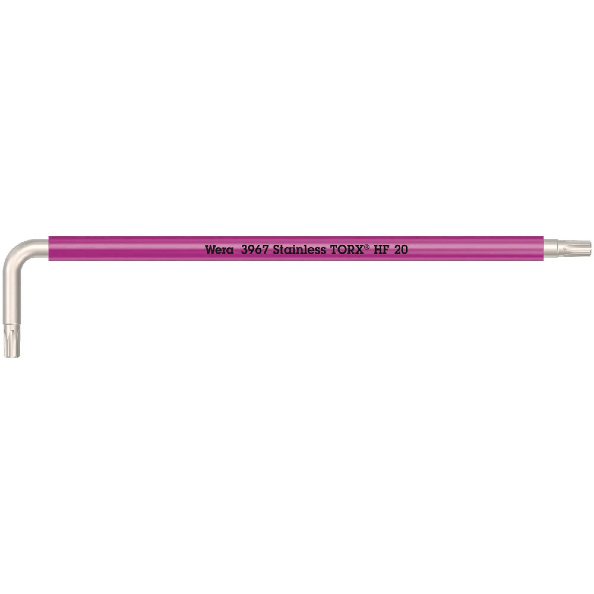 Wera 3967 SXL HF TORX L-key Multicolour with holding function, long, stainless, TX 25 x 154 mm