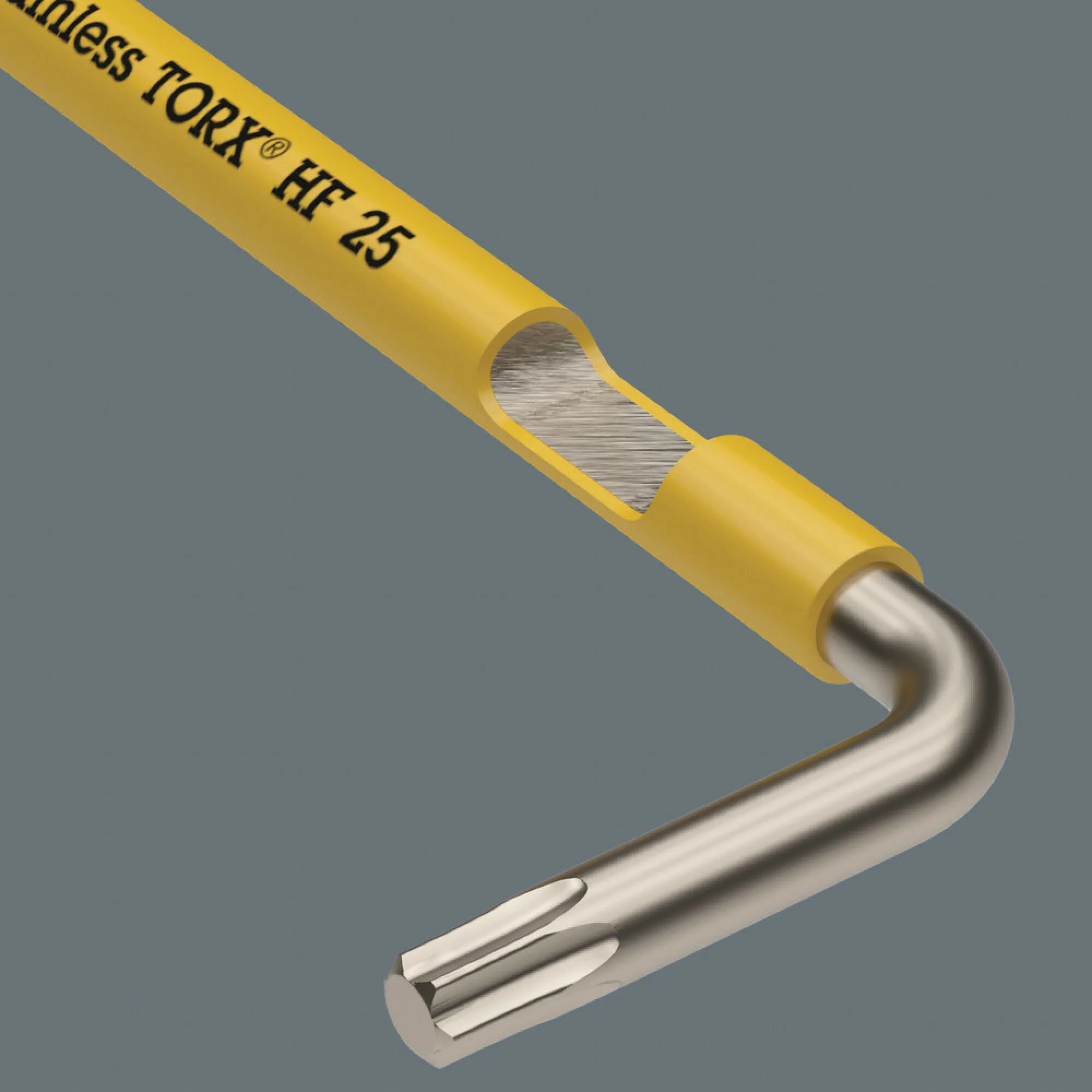 Wera 3967 SXL HF TORX L-key Multicolour with holding function, long, stainless, TX 8 x 90 mm