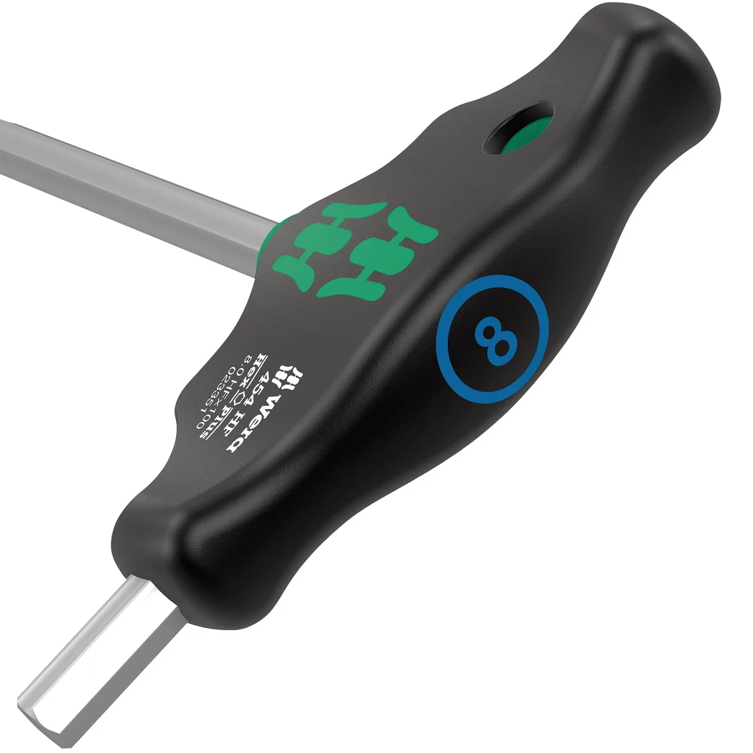 Wera 454 HF T-handle hexagon screwdriver Hex-Plus with holding function, 7 x 200 mm