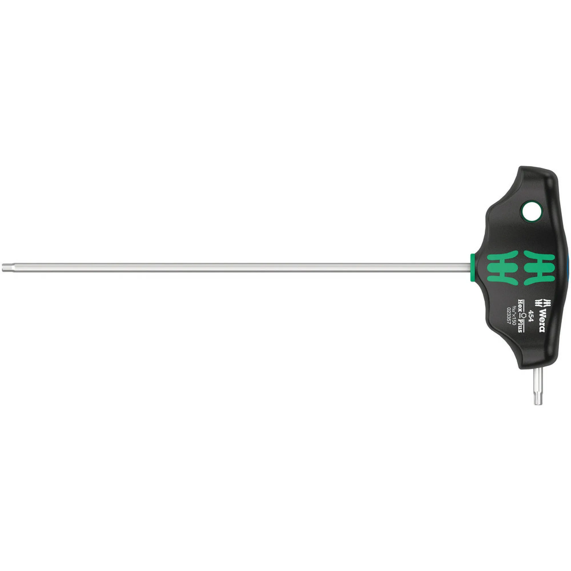 Wera 454 Imperial T-handle hexagon screwdriver Hex-Plus, imperial, 3/32" x 150 mm