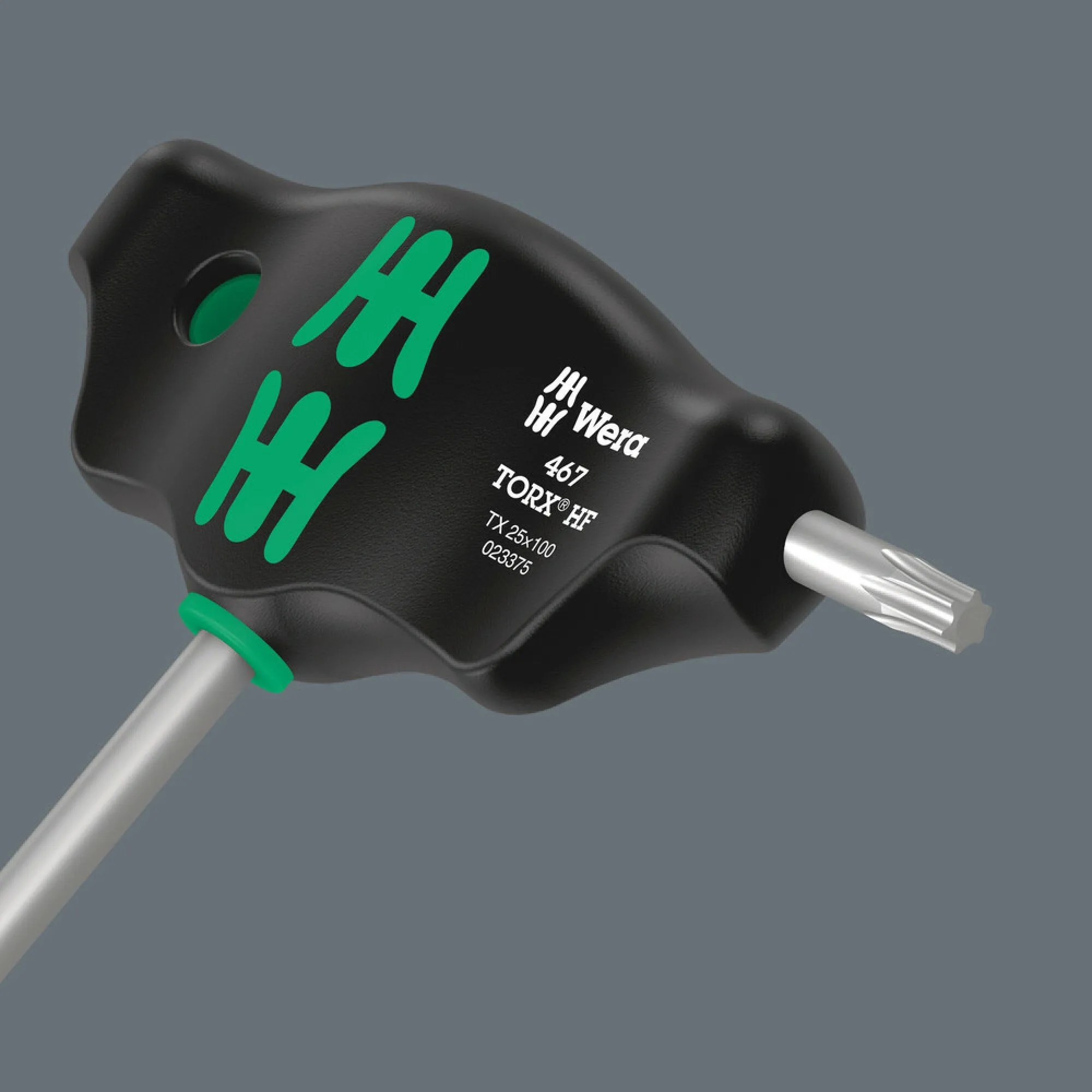 Wera 467 TORX HF T-handle screwdriver with holding function, TX 10 x 100 mm