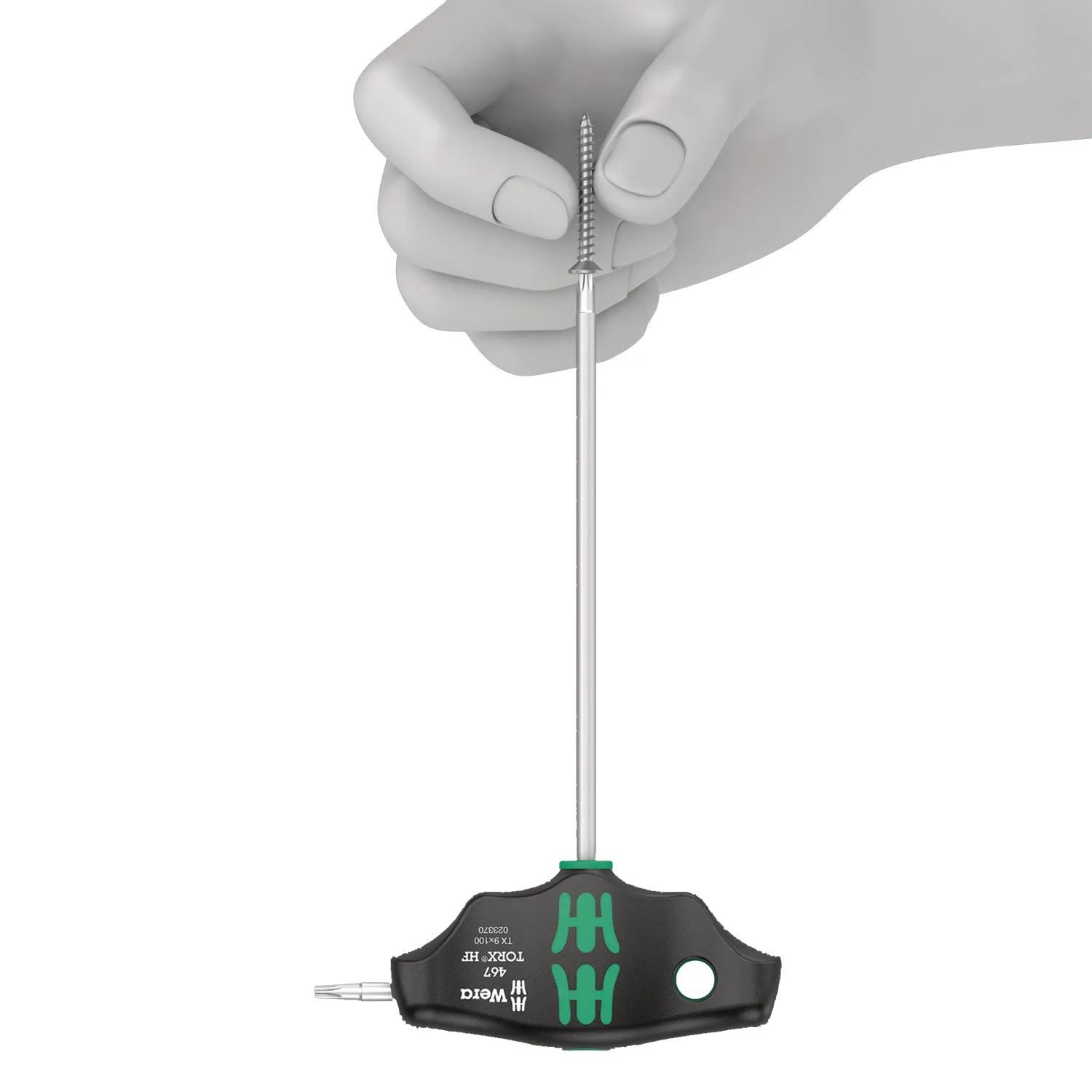 Wera 467 TORX HF T-handle screwdriver with holding function, TX 7 x 100 mm