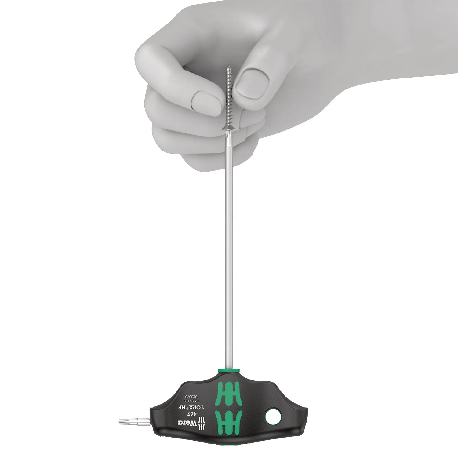 Wera 467 TORX HF T-handle screwdriver with holding function, TX 9 x 100 mm