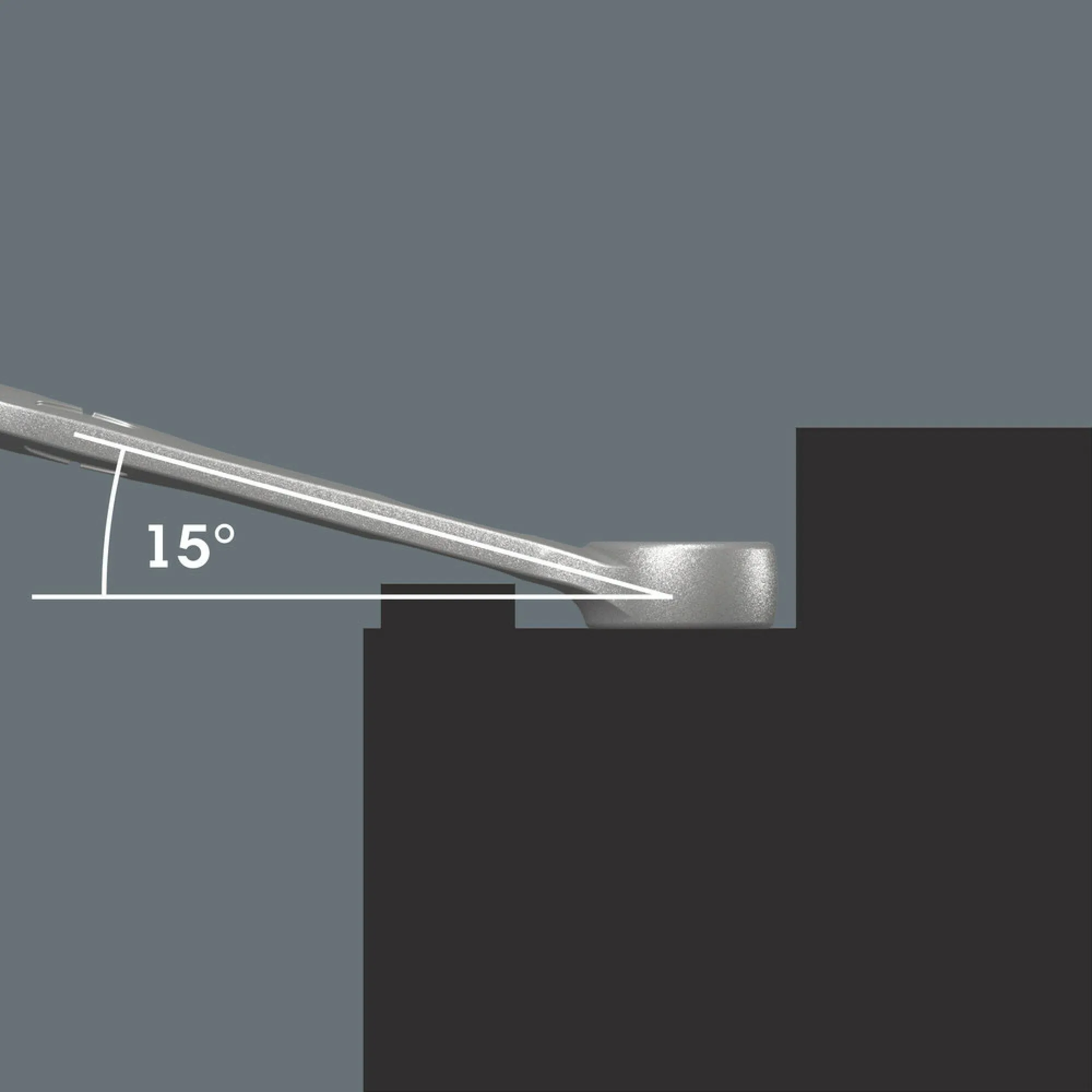 Wera 6003 Joker combination wrench, Imperial, 7/16" x 135 mm