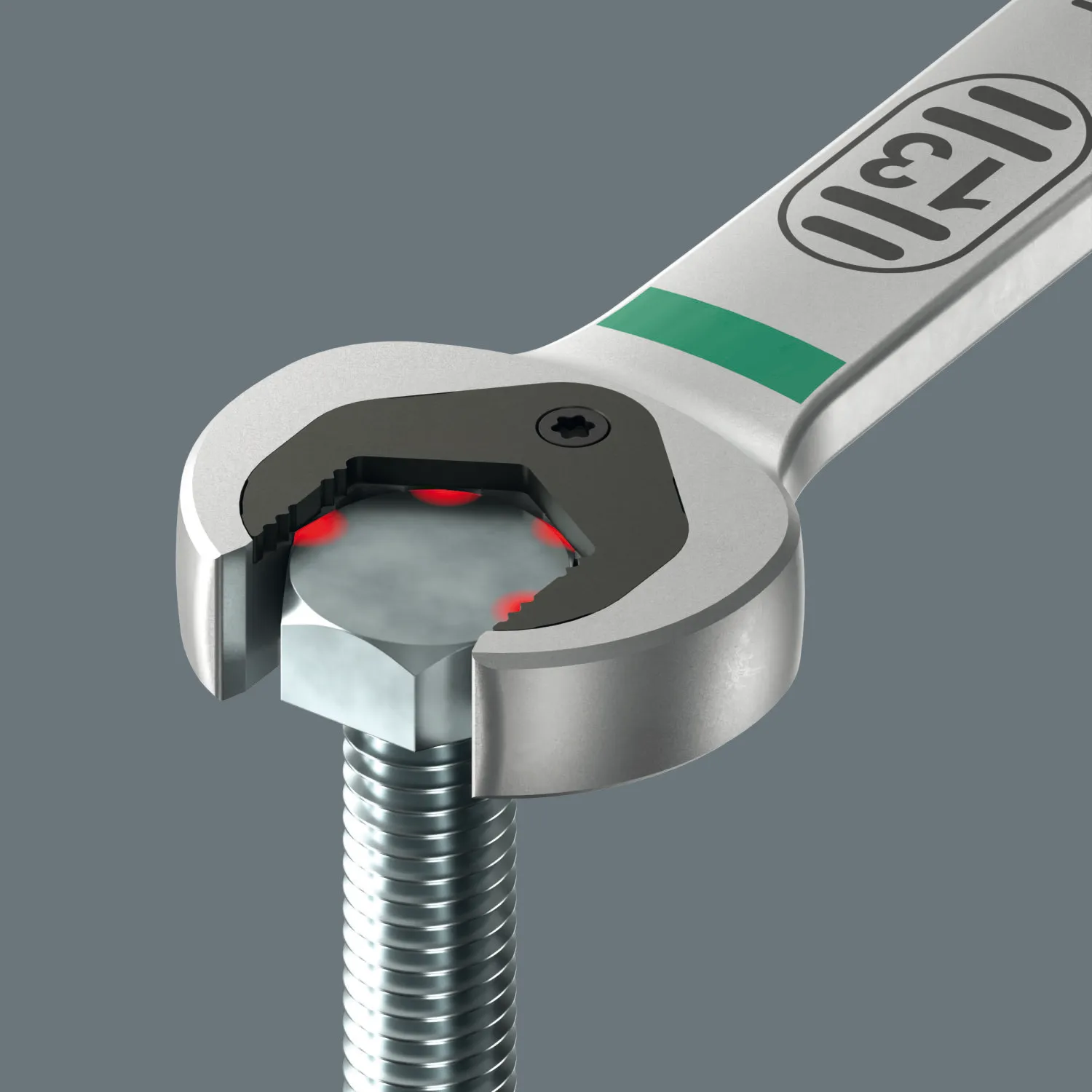 Wera 6007 Joker SB Ring Ratchet Spanner, Long Design, 19 x 334 mm