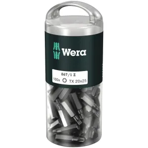 Wera 867/1 TORX DIY 100, TX 30 x 25 mm, 100 pieces
