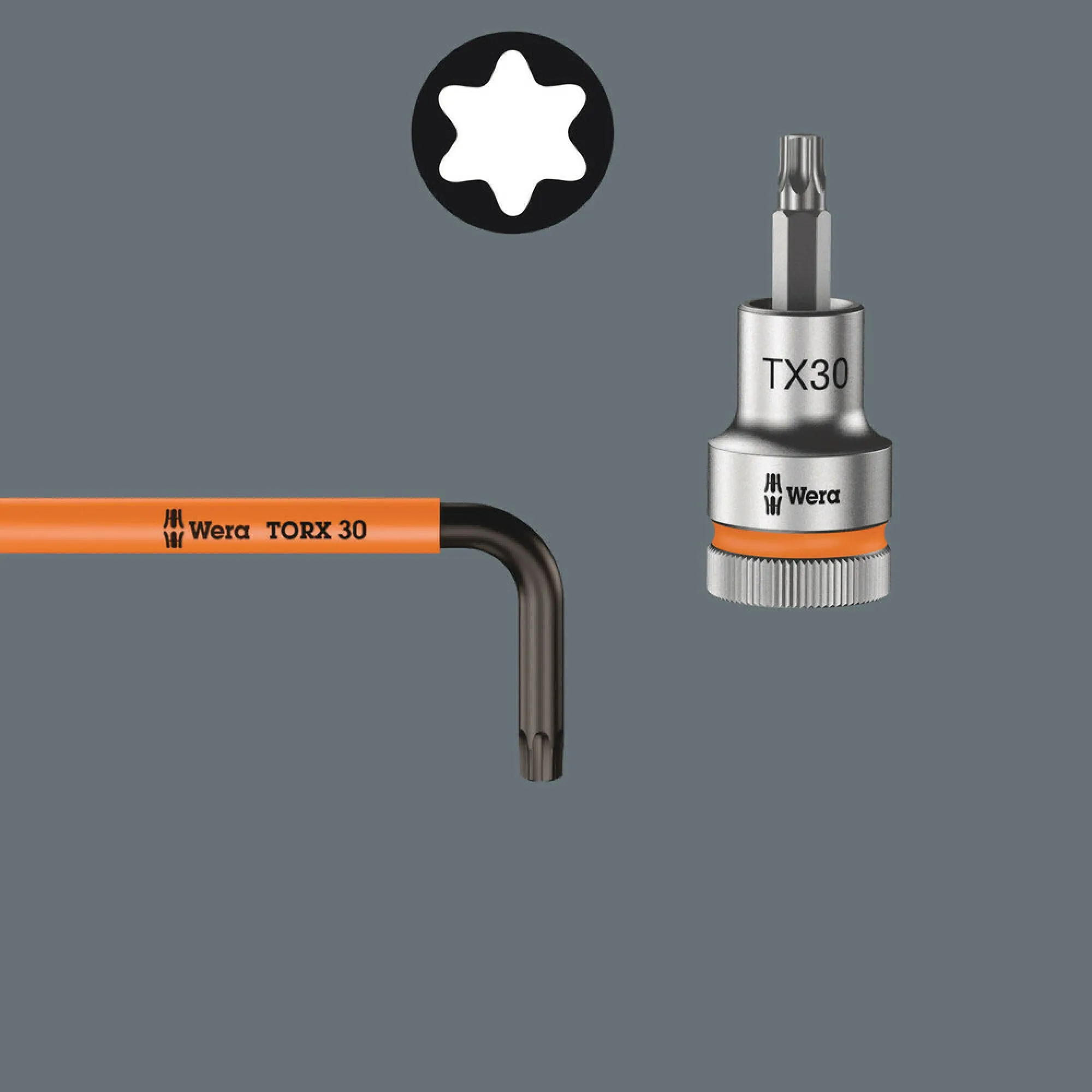 Wera 967 SL TORX HF L-key Multicolour with holding function, TX 27 x 112 mm