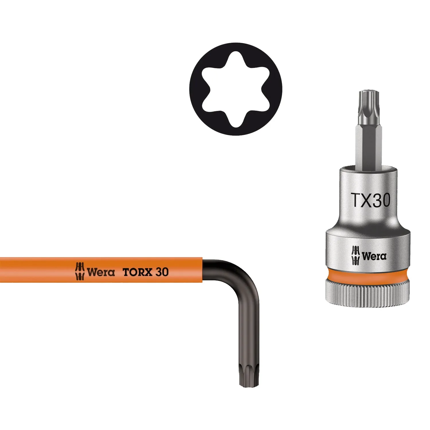 Wera 967 SPKXL TORX L-key Multicolour, long, TX 27 x 172 mm