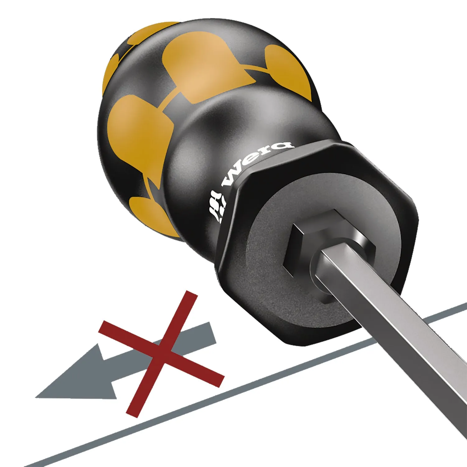 Wera 977 Screwdriver for TORX screws, TX 15 x 80 mm