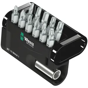 Wera Bit-Check 12 Metal 1, 12 pieces
