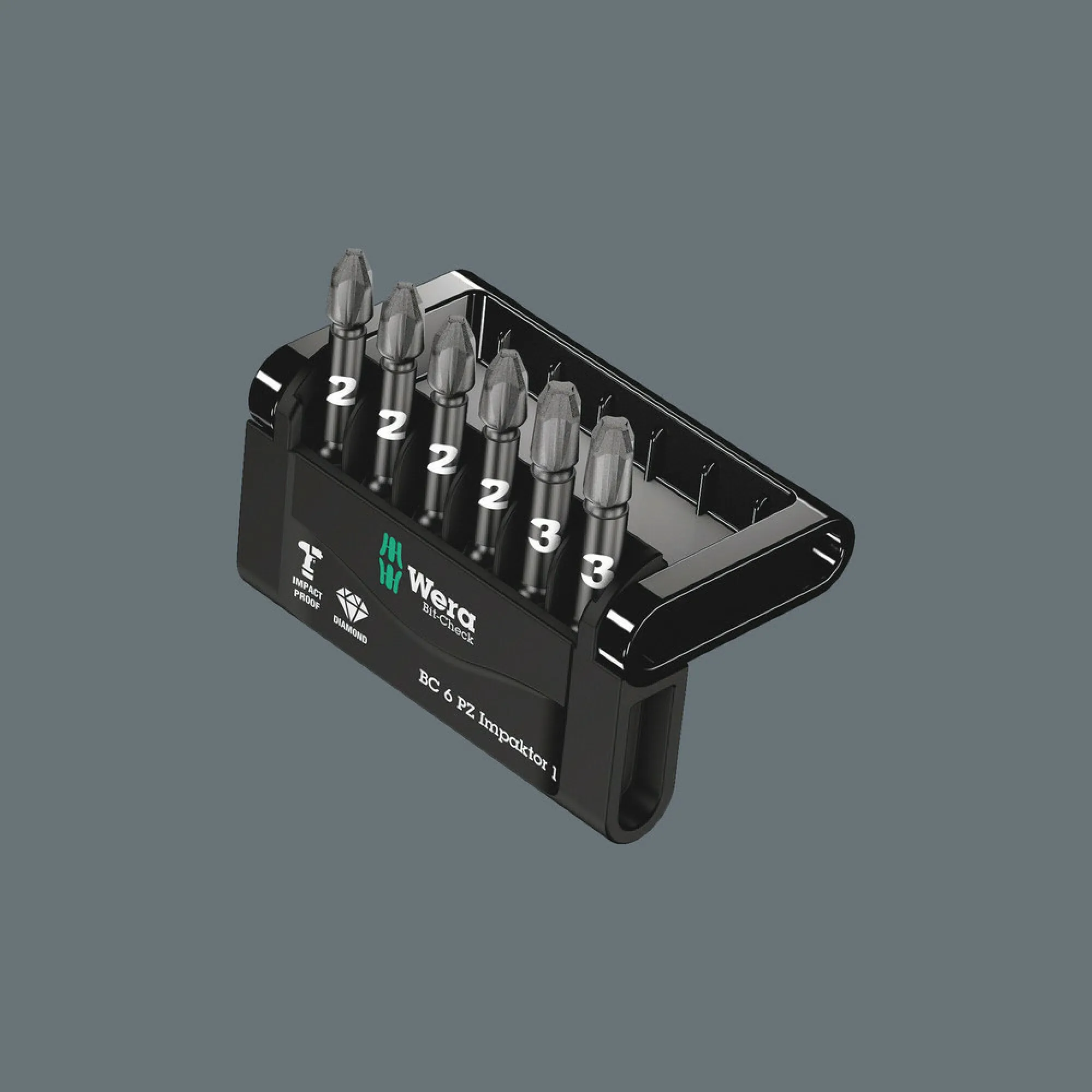 Wera Bit-Check 6 PZ Impaktor 1, 6 pieces