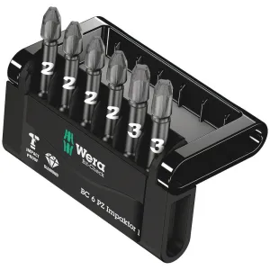 Wera Bit-Check 6 PZ Impaktor 1, 6 pieces