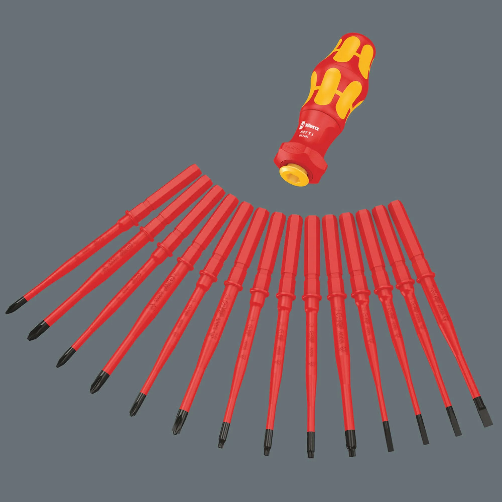 Wera Kraftform Kompakt Turbo i Imperial 1, 16 pieces