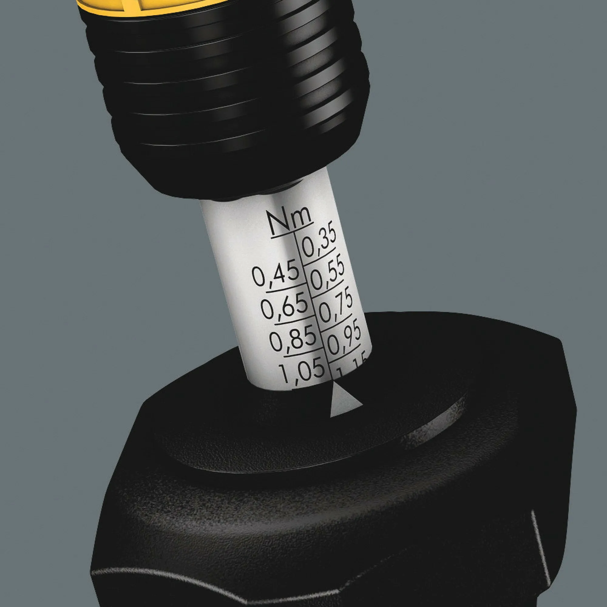Wera Series 7400 Kraftform ESD adjustable torque screwdrivers (0.1-3.0 Nm) with Rapidaptor quick-release chuck, 7431 ESD x 0.30-1.00 Nm