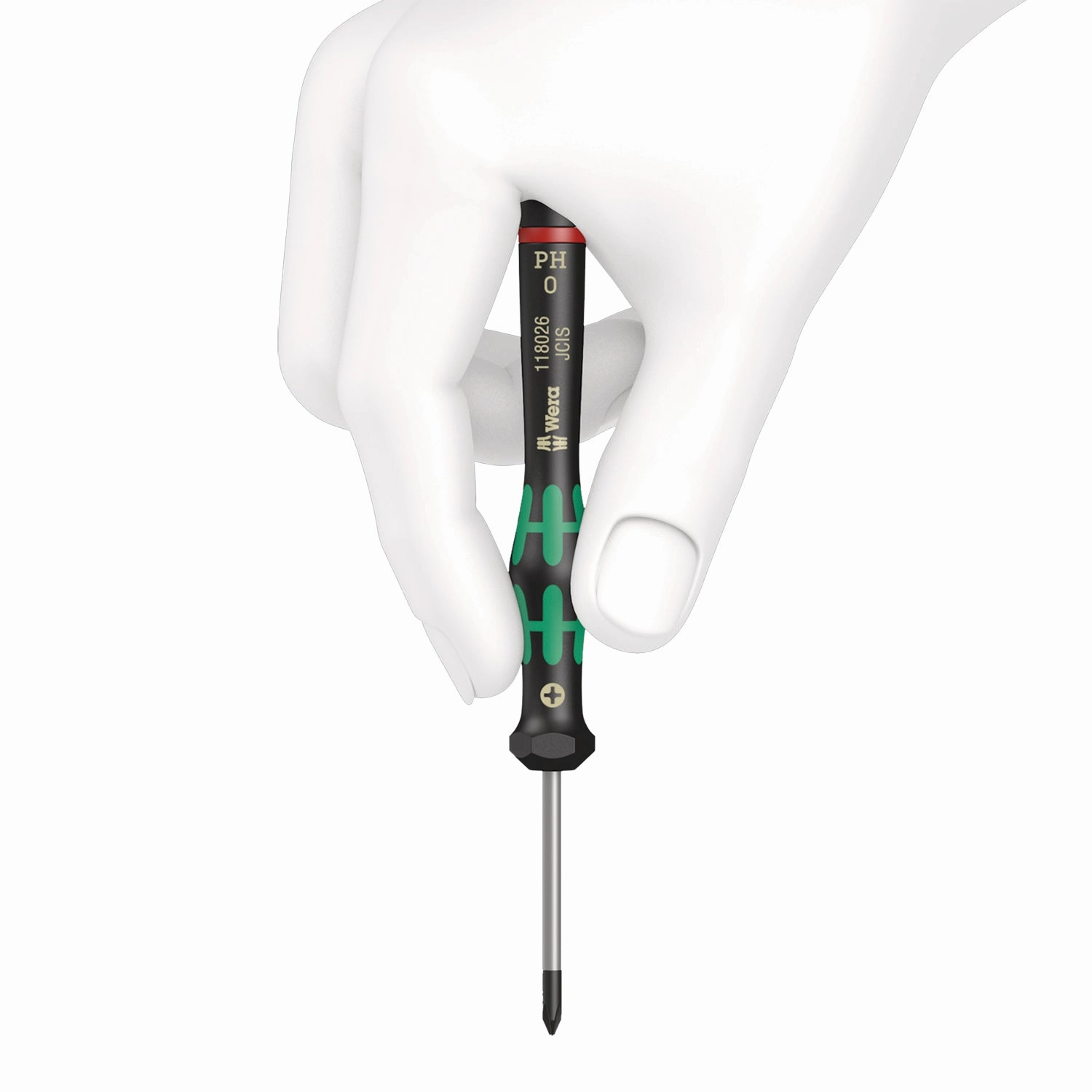Wera 2054 Screwdriver for hexagon socket screws for electronic applications, 2.5 x 60 mm