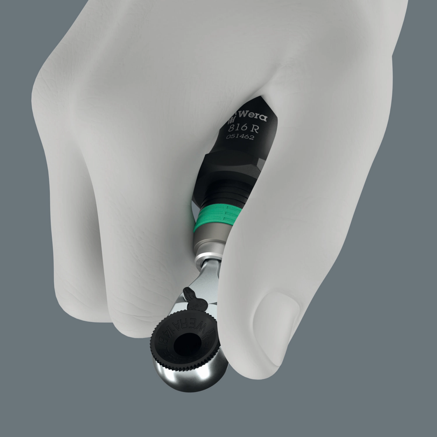 Wera 8011 Zyklop Mini 4 Bit Ratchet, 1/4" x 50 mm