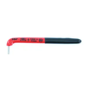 Wiha Tools 13671 Insulated Hex Key 5/64" x 3.3 Inch