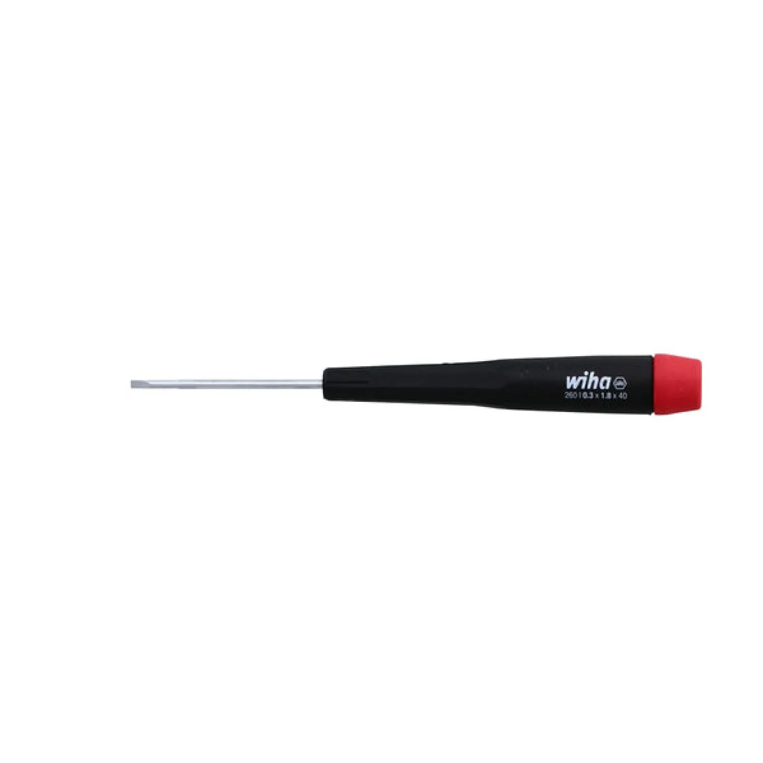 Wiha Tools 26018 Precision Slotted Screwdriver 1.8mm x 40mm