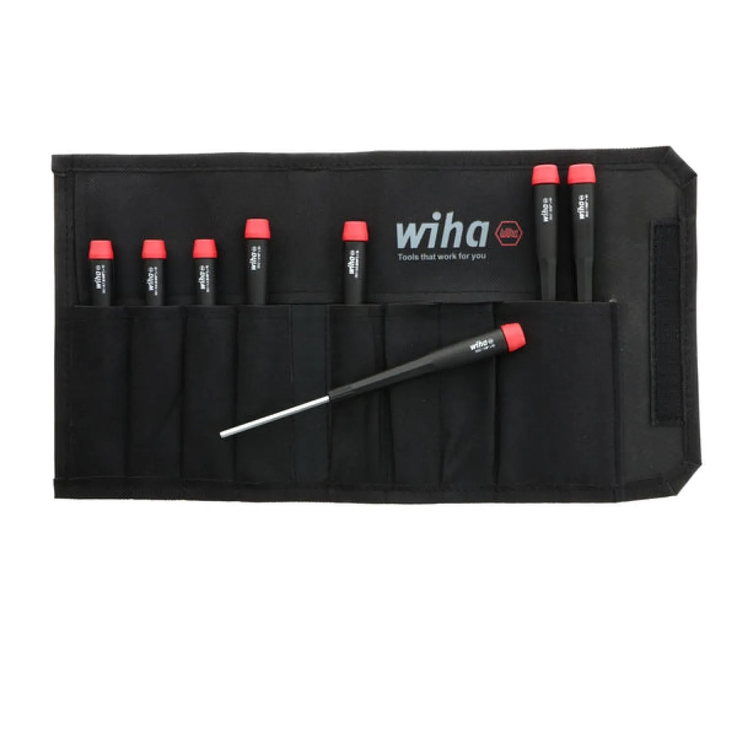 Wiha Tools 26399 8 Piece Precision Hex Screwdriver Set - SAE