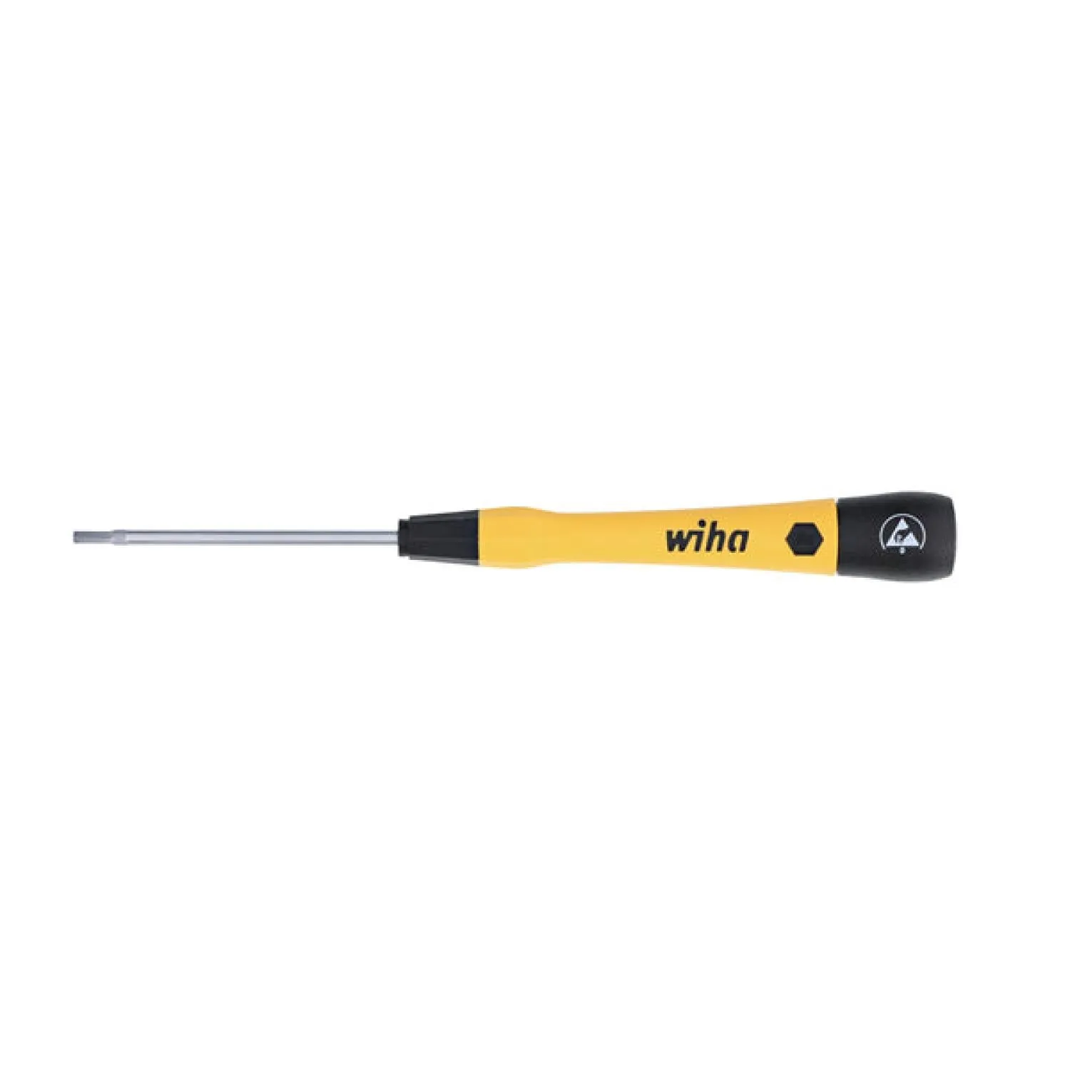 Wiha Tools 27558 ESD Safe PicoFinish Precision Hex Screwdriver - 3/32" x 50mm