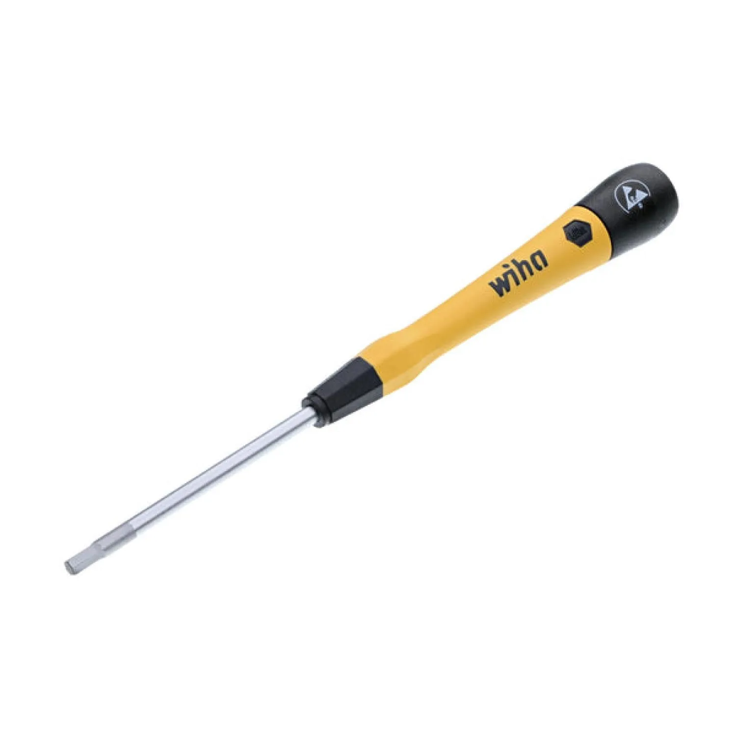 Wiha Tools 27560 ESD Safe PicoFinish Precision Hex Screwdriver - 1/8" x 60mm