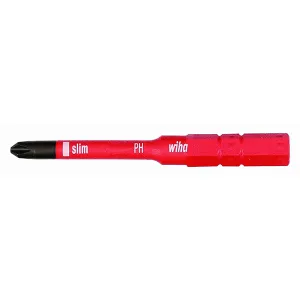 Wiha Tools 28319 #2 x 75mm Insulated SlimLine Phillips Torque Screwdriver Blade