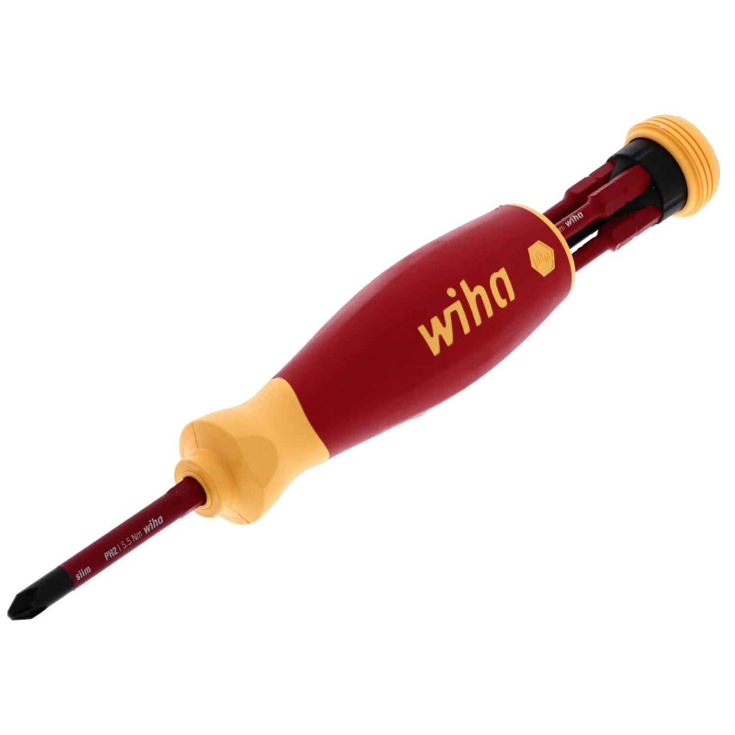 Wiha Tools 28345 6 Piece Insulated SlimLine PocketMax Multi-Driver