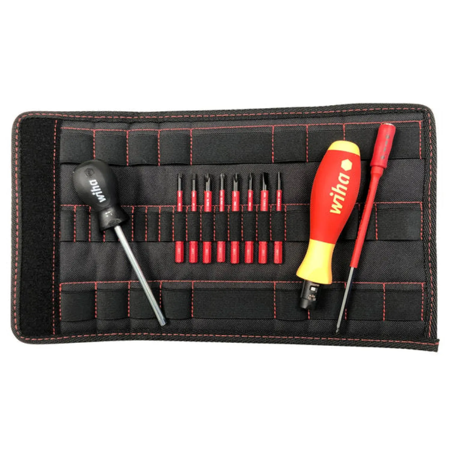 Wiha Tools 28789 11 Piece Insulated TorqueVario-S (10-50 In/lbs) and SlimLine Blade Set