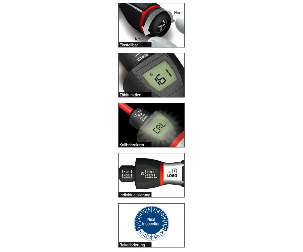 Wiha Tools 28892 52 Piece Digital iTorque Box Set 7-26 in-lbs. (0.8-2.9 Nm)