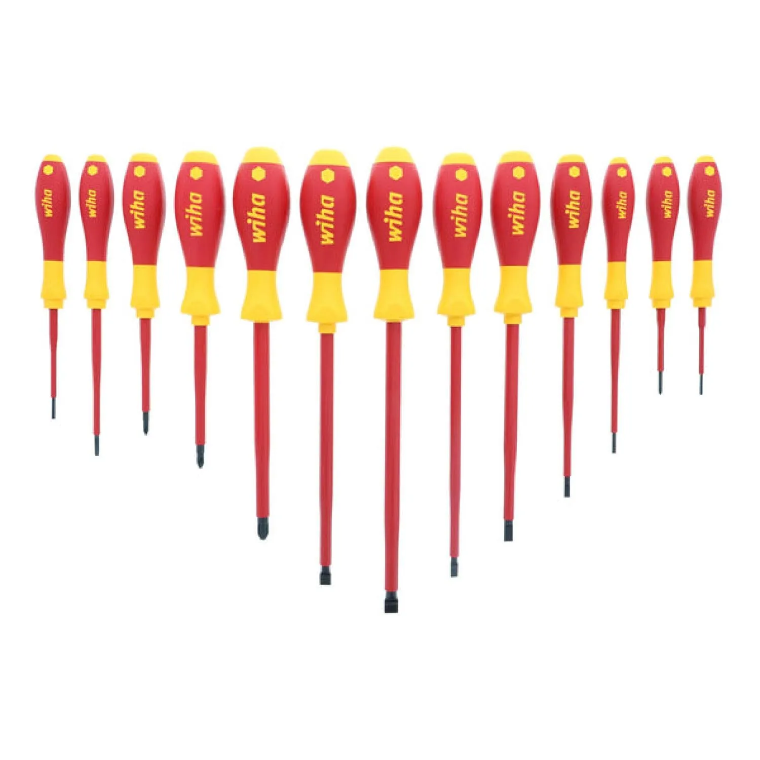 Wiha Tools 32094 13 Piece Insulated Slotted and Phillips Screwdriver Set