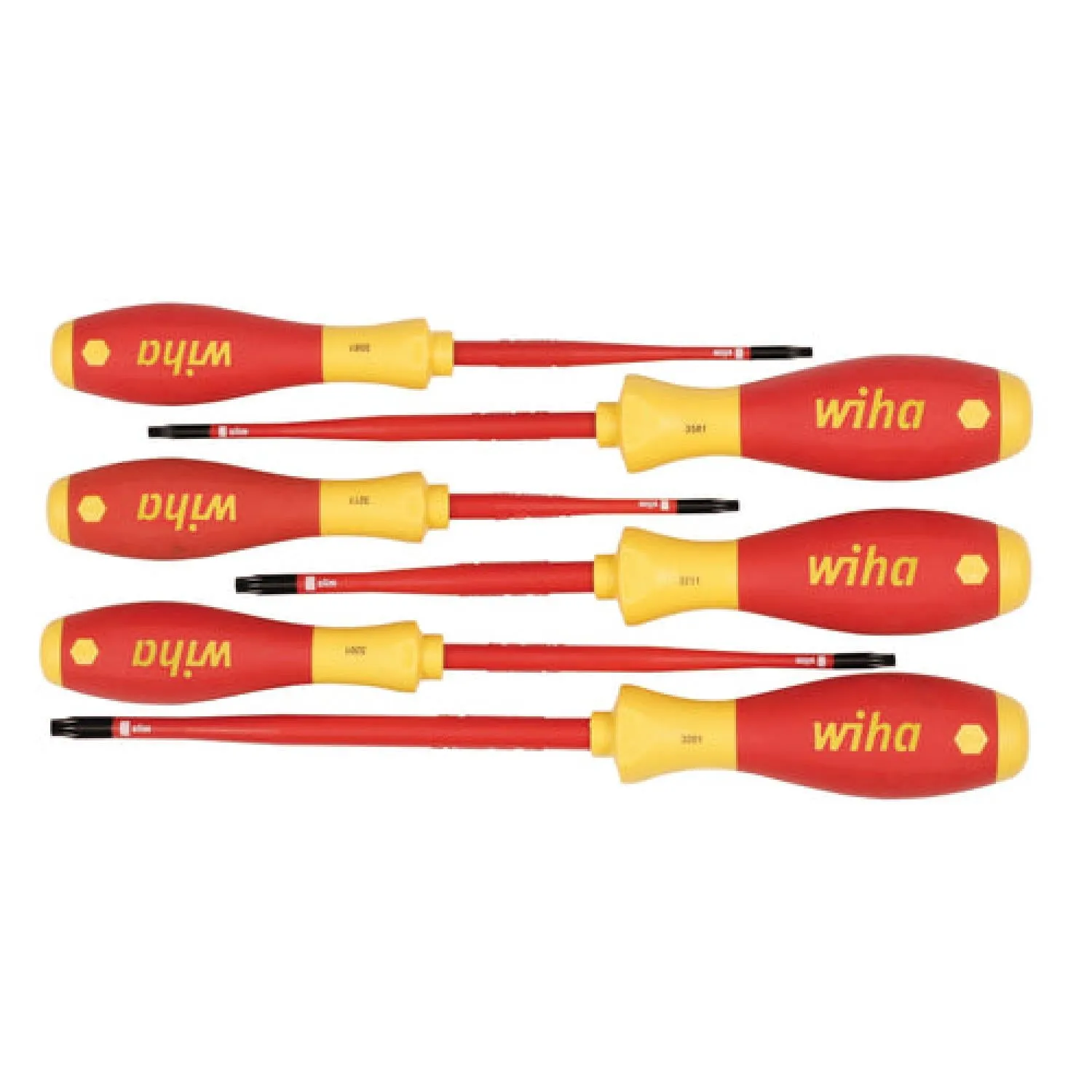Wiha Tools 32596 6 Piece Insulated Security Torx Screwdriver Set