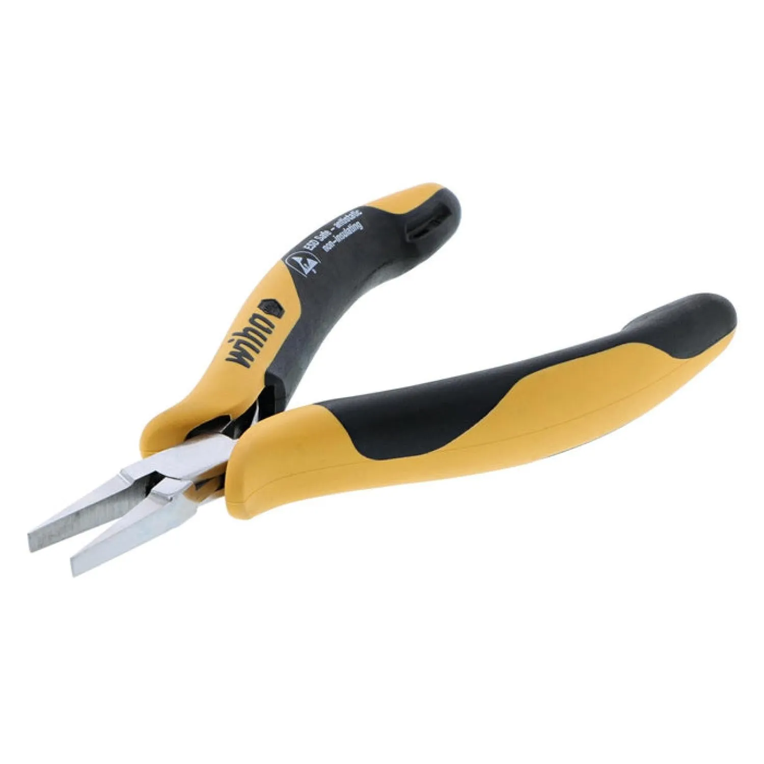 Wiha Tools 32752 ESD Safe Short Flat Nose Pliers