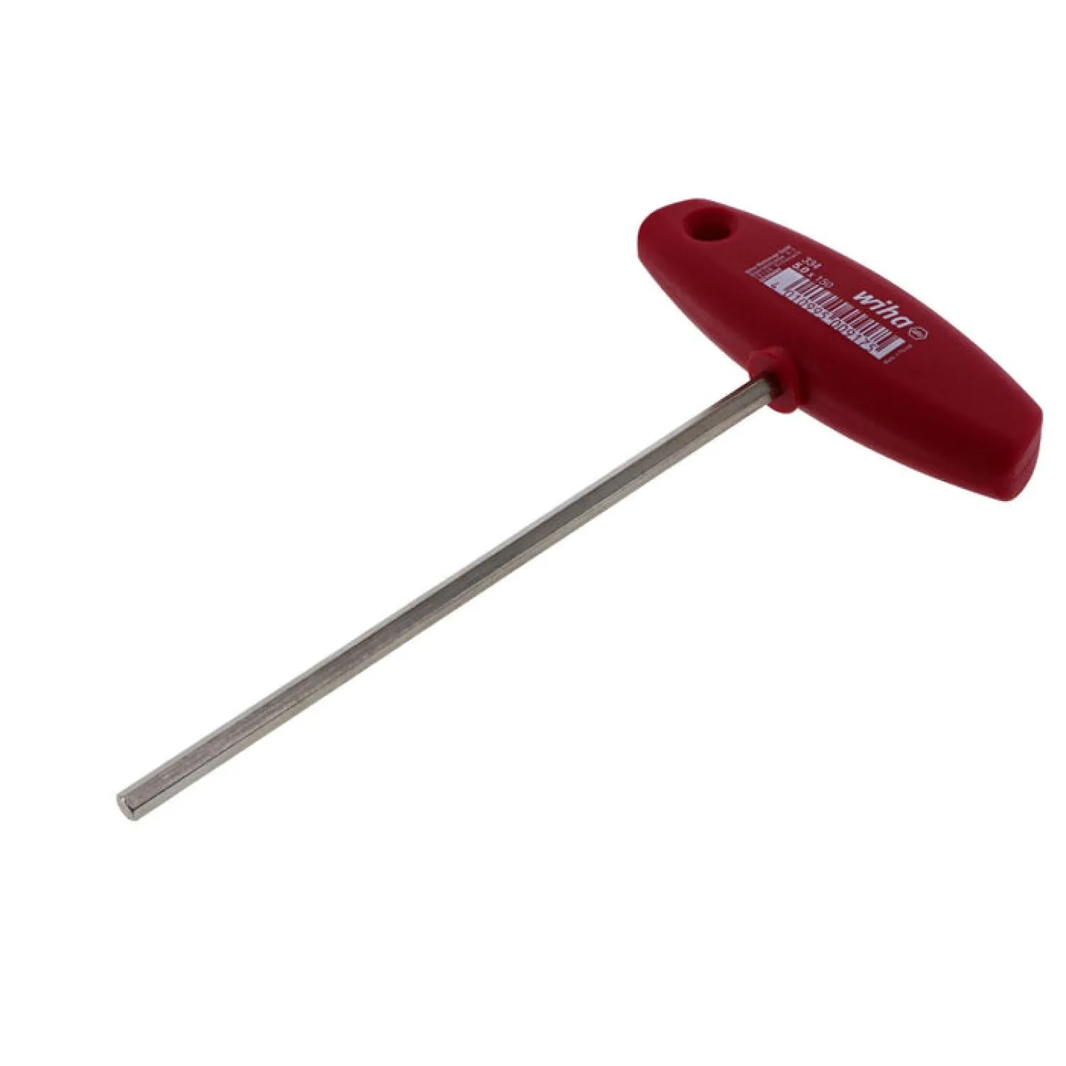 Wiha Tools 33410 Classic Grip Hex Metric T-Handle 5.0 mm