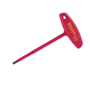 Wiha Tools 33485 Insulated T-Handle Hex 1/4 Inch