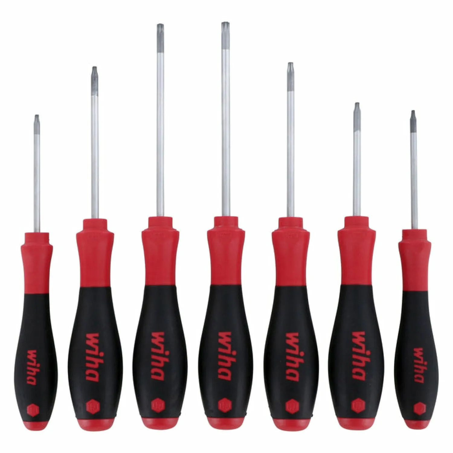 Wiha Tools 36298 7 Piece Security TORX SoftFinish Driver Set