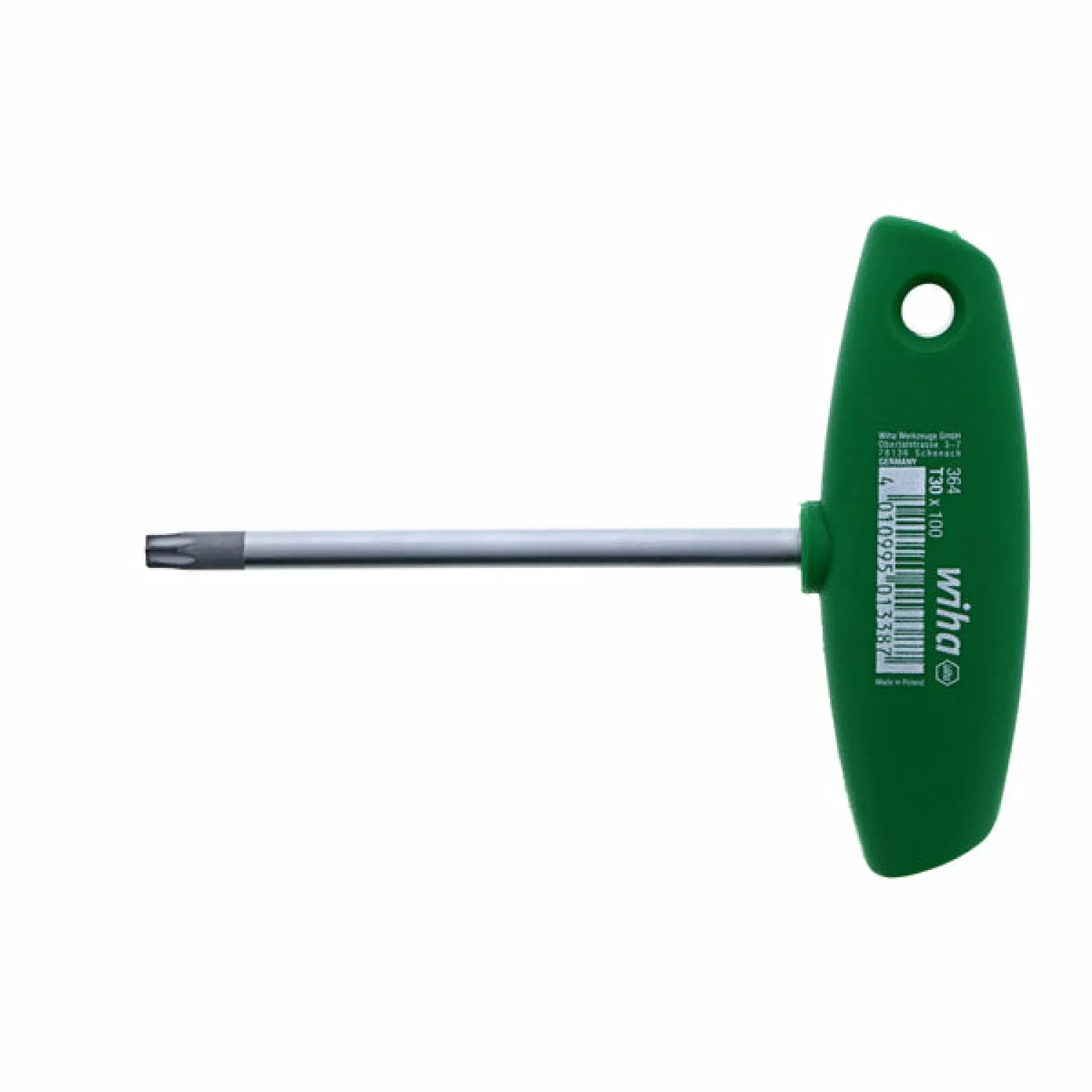 Wiha Tools 36435 T30 x 100mm TORX T-handle