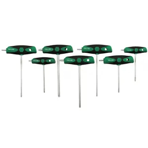 Wiha Tools 36497 TORX Soft Grip T-handle Set, 7 Piece